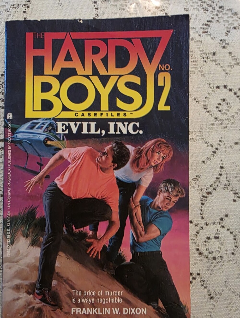The Hardy Boys Casefiles #2 Evil, Inc. Franklin W. Dixon paperback